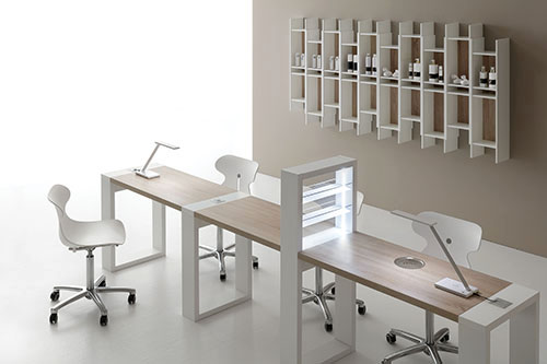 LIVING - LEVENDE manicure tafel - VISMARA BEAUTY SPA DESIGN